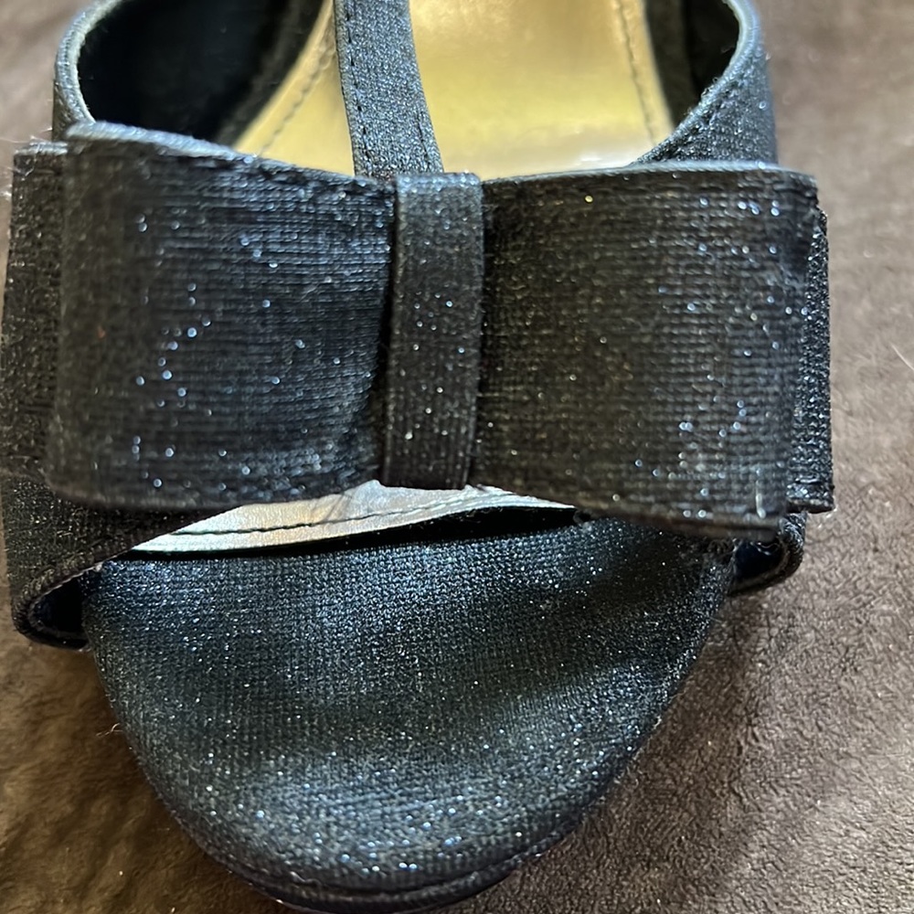 Black sparkly heels Size 8 - Picture 3 of 3